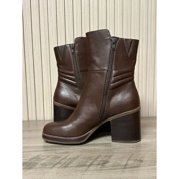 Korks by Kork-Ease Moergan Brown Block Heel Boots Women’s Size 9.5M - Picture 12 of 12